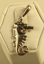 Vintage Sterling Silver Hallmarked Detailed 3D Seahorse Beach Charm Pendant - £33.23 GBP