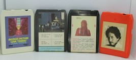 Bob Dylan Sonny And Cher Living Pianos Gather Me  8 Track Tapes Lot Of 4 - £14.78 GBP