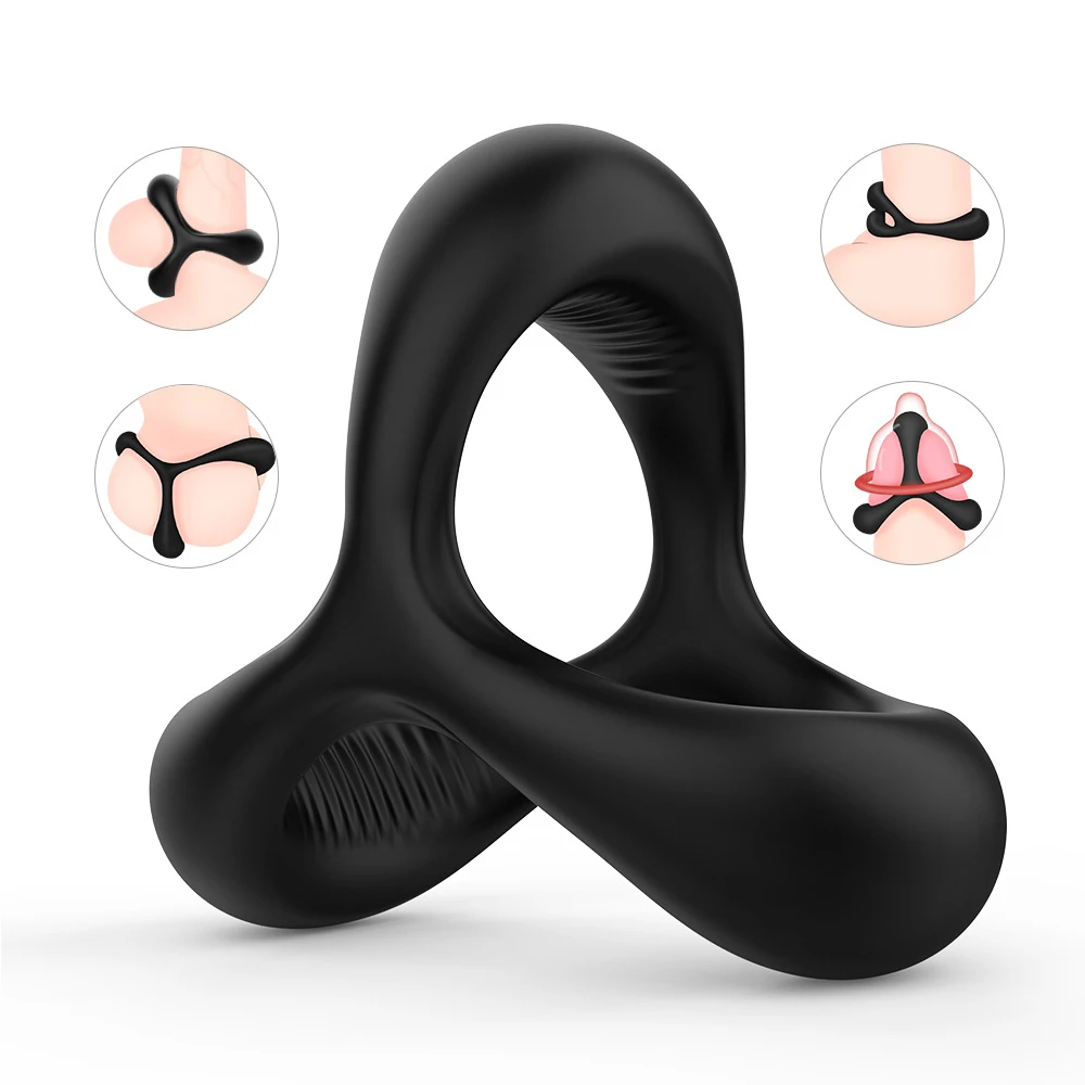 House Home Male Silicone  Rings Scrotum Bind Delay A  Ring Ay A Rings Couple Lov - £19.98 GBP