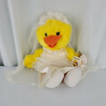 Vintage 1988 Suzy&#39;s Zoo Plush Bridal Bride Wedding Suzy Duck Made In Korea NEW - £70.07 GBP