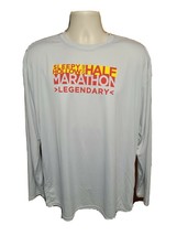 2018 Sleepy Hollow Half Marathon Legendary Adult Large Gray Long Sleeve Jersey - £14.24 GBP
