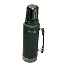 Vintage Stanley Aladdin A-944DH Green Silver Vacuum Bottle Thermos - 1 Q... - £26.74 GBP