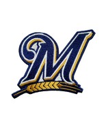 Milwaukee Brewers World Series MLB Baseball Embroidered Iron On Patch &quot;M&quot; - £5.12 GBP+