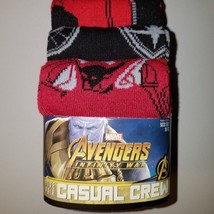 Marvel avengers infinity war mens casual crew sock  5 pairs nwt - £17.43 GBP