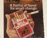 1991 Bull Durham Cigarettes Vintage Print Ad Advertisement pa16 - $8.90