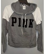 Pink  Victoria Secret hoodie. Gray With Black Lettering Size Medium. - €13,77 EUR
