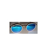 Ray-Ban RB3647N 001/40 Gold White Frame Blue Brown Gradient - $102.74 CAD