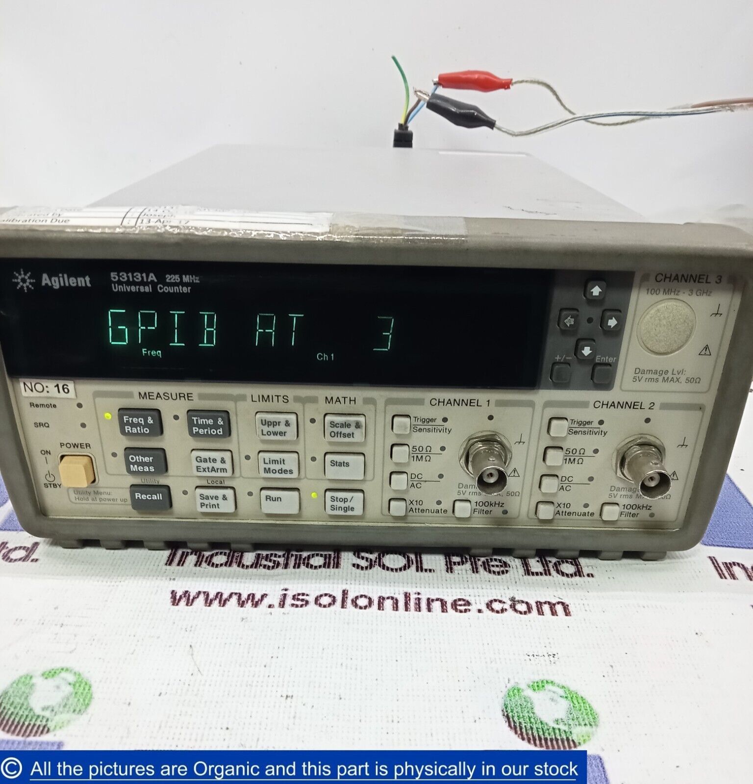 Agilent 53131A Universal Counter MY40017101 Dual Channel Frequency Count... - $322.00