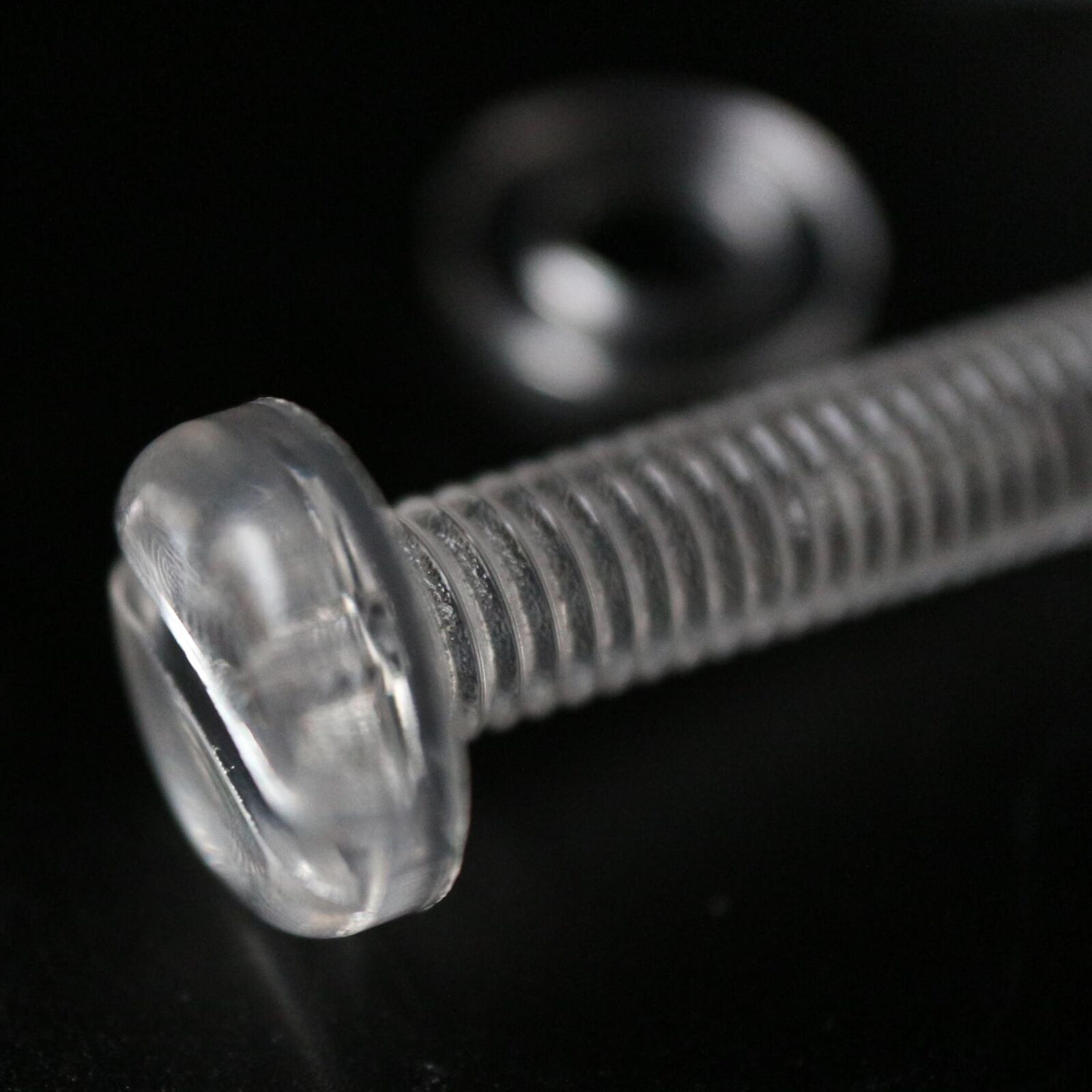 Primary image for 20x Slotted Round Head Screw, Acrylic Plastic, M6 x 40mm-
show original title...