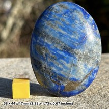 Lapis Lazuli Palm Worry Stone for Money, Fortune, and Good Luck - £16.83 GBP