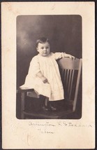 Arlington F. Stoddard Pre-1920 RPPC of Child - Carthage, NY Photo Postcard - £13.95 GBP
