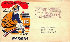 Vtg Advertising Postcard 1952 Shell Oil Company Fuel Oil Jackson Heights NY - £15.44 GBP