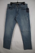 GAP DENIM Men&#39;s Straight Cotton Gap Flex Blue Jeans size 33 x 32 New - £23.38 GBP