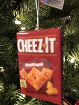 Ruz Cheez It Baked Snack Crackers Advertising Plastic Christmas Ornament - £9.79 GBP