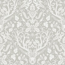 Taupe Escape To The Forest Peel &amp; Stick Wallpaper - £33.44 GBP