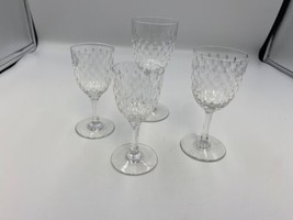 Lot of 4 Baccarat Crystal France PARIS pattern Glasses Port Sherry - $129.99