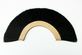 Black Plume Crest Brush Synthetic Polyester Hair For Corinthian Centurion Helmet - £32.57 GBP