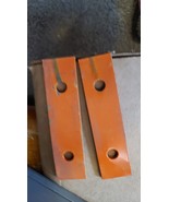 NEW LOT of 2 Raymond Forklift Bumper Spacer Metal Bar Orange 10cm # 820-... - $527.92 MXN
