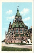 Parliament Library Ottawa Canada Postcard - £5.80 GBP