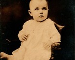 RPPC Adorable Baby With Face In Wonder UNP DB Postcard C4 - $3.91