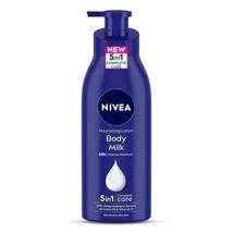 Nivea Body Lotion-Very Dry Skin Nourishing Body Milk 2x Almond Oil Unisex 400 ml - £20.57 GBP