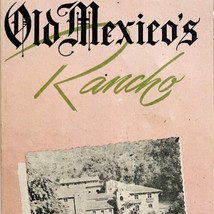 Old Mexico&#39;s Hacienda De San Francisco Cuadra Rancho Brochure 1970 Vinta... - £15.92 GBP
