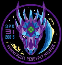 ISS Expedition 72 Dragon Spx-31 Nasa International Space Station Badge P... - $25.99+