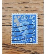 Great Britain Stamp King George VI 2 1/2d Used Blue - $1.89