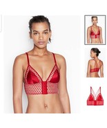 Luxe lingerie Starburst long line triangle bra sz large  - $1,408.92 MXN