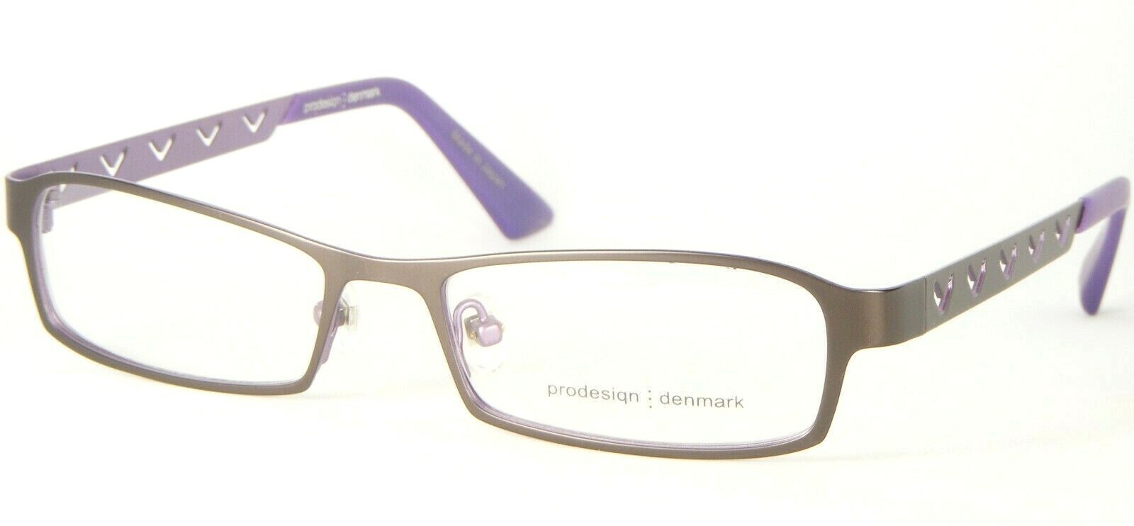 Nuevo Prodesign denmark 1228 3931 Berenjena Mate Gafas Marco 49-15-137mm - $77.98