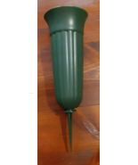 2 Green Grave Vases with Spike Cemetery Crematorium Memorial Flower Vase... - $21.35 CAD