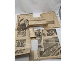 Lot Of (6) 1934 Chicago Herald And Examiner Newspaper Clippings - $32.07