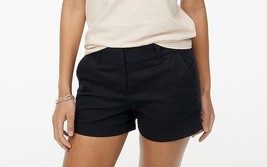 J Crew Black Short Shorts Classic Chinos Broken-In Women size 2 100% Cotton - £7.81 GBP