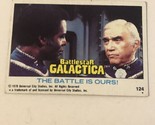 BattleStar Galactica Trading Card 1978 Vintage #124 Lorne Greene - £1.57 GBP