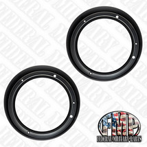 2 Black Bezel Rings for All Military Headlights Headlight Included Humvee LMT... - £68.68 GBP