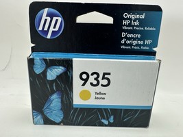 HP 935 Ink Cartridge Yellow OfficeJet 6835 6830 6230 6812 6815 Sealed BB... - $7.99