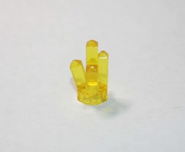 Gift Toys Clear Crystal Yellow Piece Custom Minifigure  - $2.02
