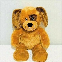 Build a Bear Puppy Dog Plush Brown Stuffed 14 Inch Spotted Eye Floppy Ea... - $7.74