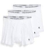 Polo Ralph Lauren Big Tall Classic Fit Cotton Boxer Briefs 3pk White NXB... - £27.93 GBP