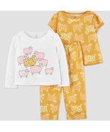 Toddler Girls&#39; 3pc Sheep Pajama Set - Just One You° made by carter&#39;s 2T (P) - £12.65 GBP