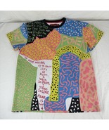 Bass By Ron Bass Short Sleeve Shirt Mens Size XL Multicolor Power Pride ... - £29.43 GBP