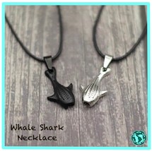 Whale Shark Charm Necklace - Donating Profits to Save Injured Sea Turtles  - £7.78 GBP
