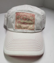 Vintage Budweiser Hat Cap strapback white - £12.50 GBP