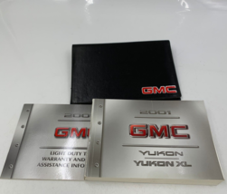 2001 GMC Yukon 1500 Owners Manual Handbook Set with Case OEM E03B38037 - $26.99