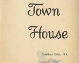 Town House Menu Watkins Glen New York 1950&#39;s Fyfe and Drum Beer Sticker  - $47.52
