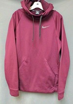 Nike Dry-Fit Hoodie Pullover Kangaroo Pocket Burgundy Men’s Size Small - £11.77 GBP