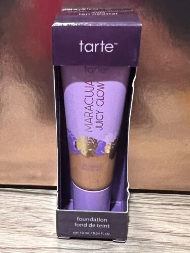 Tarte Maracuja Juicy Glow Foundation  45N Tan Neutral  10 ml / 0.34 oz  ... - $12.75