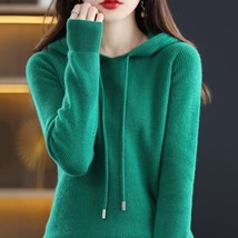 Autumn and winter new cashmere Hoodie women&#39;s loose lazy Pullover Sweater Hoodie - £74.44 GBP