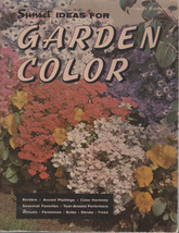 Sunset Ideas for Garden Color March 1965 Used Book - $1.75