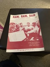Rain, Rain, Rain Frankie Lane  the Four Lads &amp; Mitch Miller Sheet Music 1954 - £3.93 GBP